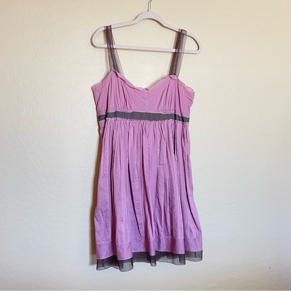 Y2k Loft Purple Babydoll Dress - Picture 1 of 11